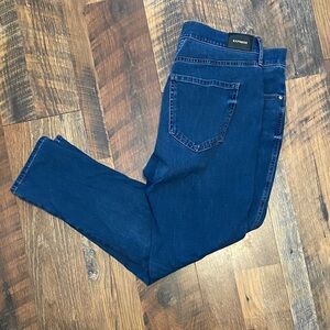 Express Women's Deep Blue Skinny Jeans